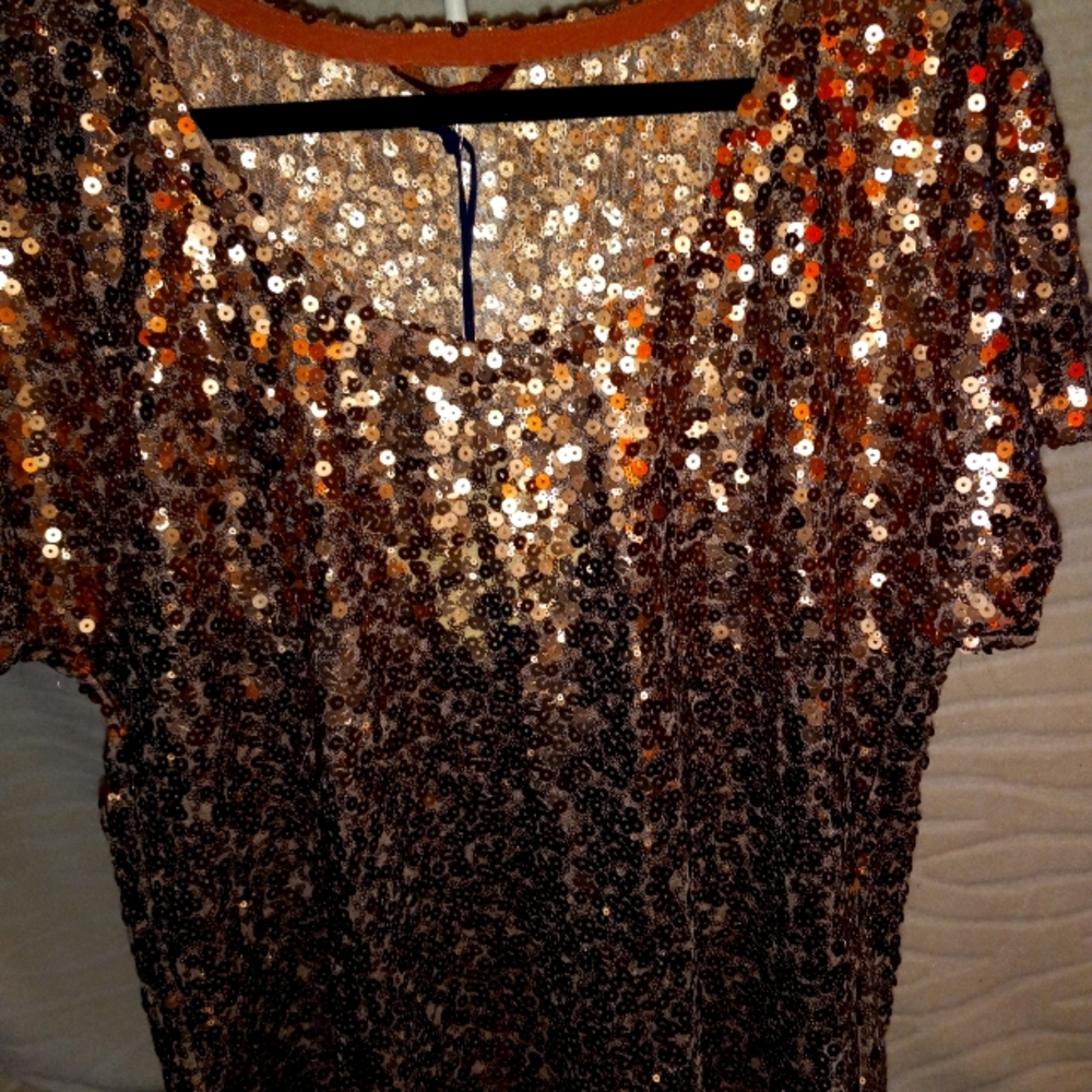 7 for all Mankind, Xs-L, Gold Sequin